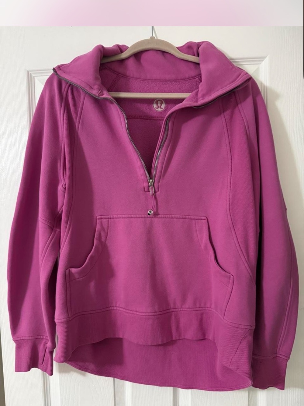 Lululemon Women's Quarter-Zip Scuba - Magenta